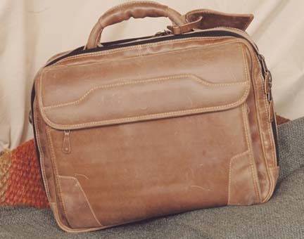 Dakota Pines Leather Computer Briefcase