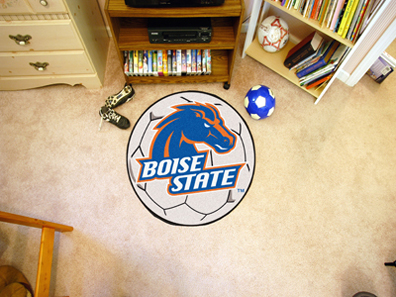 27" Round Boise State Broncos Soccer Mat