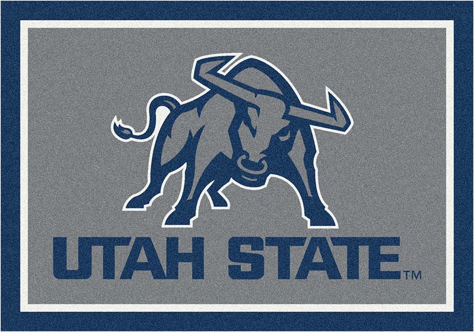 Utah State Aggies 5'4"x 7' 8" Team Spirit Area Rug