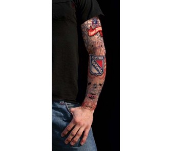 Man getting a large arm tattoo at the New York Tattoo convention in  Manhattan at the Roseland Ballroom Stock Photo  Alamy