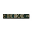 Steel Street Sign:  "9 MIKE MODANO DR"