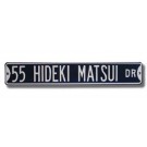 Steel Street Sign: "55 HIDEKI MATSUI DR"