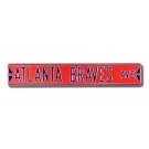 Steel Street Sign:  "ATLANTA BRAVES AVE"
