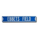 Steel Street Sign:  "EBBETS FIELD"
