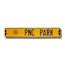 Steel Street Sign: "PNC PARK" with Logo