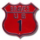 Steel Route Sign:  "BRAVES US 1"