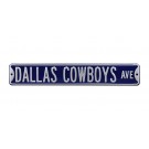 Steel Street Sign:  "DALLAS COWBOYS AVE"