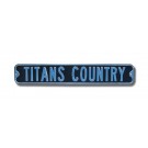 Steel Street Sign: "TITANS COUNTRY"