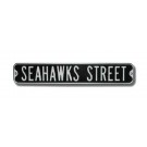 Steel Street Sign: "SEAHAWKS STREET"