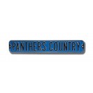 Steel Street Sign: "PANTHERS COUNTRY"