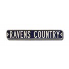 Steel Street Sign:  "RAVENS COUNTRY"