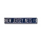 Steel Street Sign:  "NEW JERSEY NETS CT"