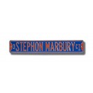 Steel Street Sign:  "3 STEPHON MARBURY CT"