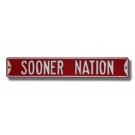 Steel Street Sign:  "SOONER NATION"
