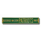 Steel Street Sign: "GEORGE MASON PATRIOTS WAY"