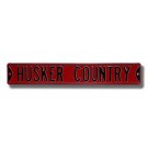 Steel Street Sign: "HUSKER COUNTRY"
