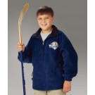 The "Kids' Collection" Youth Voyager Fleece Jacket from Charles River Apparel