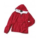 The "Kids' Collection" Youth Classic Solid Nylon Windbreaker Pullover / Rain Jacket from Charles River Apparel 