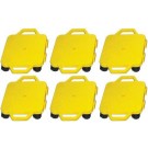12" Ultra Glide Scooter Board in Yellow (Set of 6)