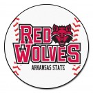 27" Round Arkansas State Red Wolves Baseball Mat