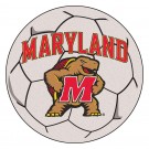 27" Round Maryland Terrapins Soccer Mat