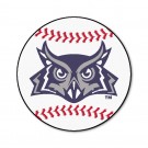 27" Round Rice Owls Baseball Mat