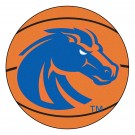 27" Round Boise State Broncos Basketball Mat