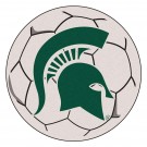 27" Round Michigan State Spartans Soccer Mat