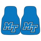 Middle Tennessee State Blue Raiders 17" x 27" Carpet Auto Floor Mat (Set of 2 Car Mats)