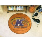 27" Round Kent State Golden Flashes Basketball Mat
