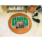 27" Round Ohio Bobcats Basketball Mat
