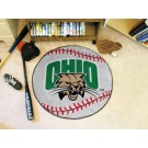27" Round Ohio Bobcats Baseball Mat