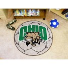 27" Round Ohio Bobcats Soccer Mat