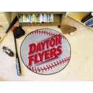 27" Round Dayton Flyers Baseball Mat