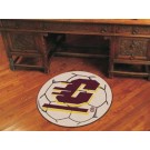 27" Round Central Michigan Eagles Soccer Mat