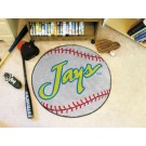 27" Round Creighton Blue Jays Baseball Mat