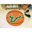 27" Round South Florida Bulls Basketball Mat