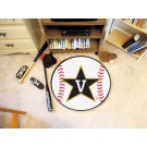 27" Round Vanderbilt Commodores Baseball Mat