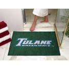 34" x 45" Tulane Green Wave All Star Floor Mat