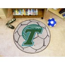 27" Round Tulane Green Wave Soccer Mat