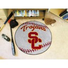27" Round USC Trojans Baseball Mat