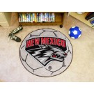 27" Round New Mexico Lobos Soccer Mat
