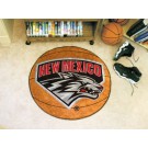 27" Round New Mexico Lobos Basketball Mat