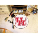 27" Round Houston Cougars Baseball Mat