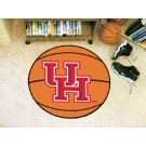27" Round Houston Cougars Basketball Mat