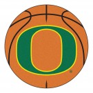27" Round Oregon Ducks Basketball Mat