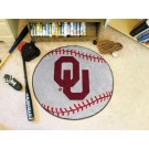 27" Round Oklahoma Sooners Baseball Mat
