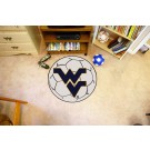 27" Round West Virginia Mountaineers Soccer Mat