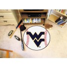 27" Round West Virginia Mountaineers Baseball Mat
