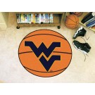 27" Round West Virginia Mountaineers Basketball Mat